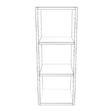 13" Wide x 34" High Wall Cabinet - Painted Doors