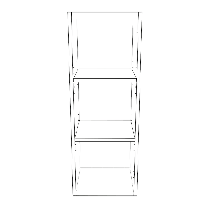 13" Wide x 36" High Wall Cabinet - Painted Doors