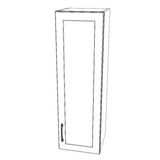 13" Wide x 42" High Wall Cabinet - Painted Doors