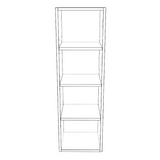 13" Wide x 42" High Wall Cabinet - Painted Doors