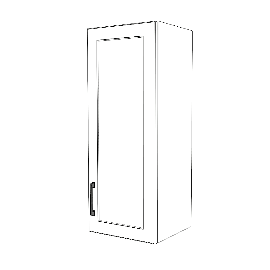 14" Wide x 36" High Wall Cabinet - Painted Doors