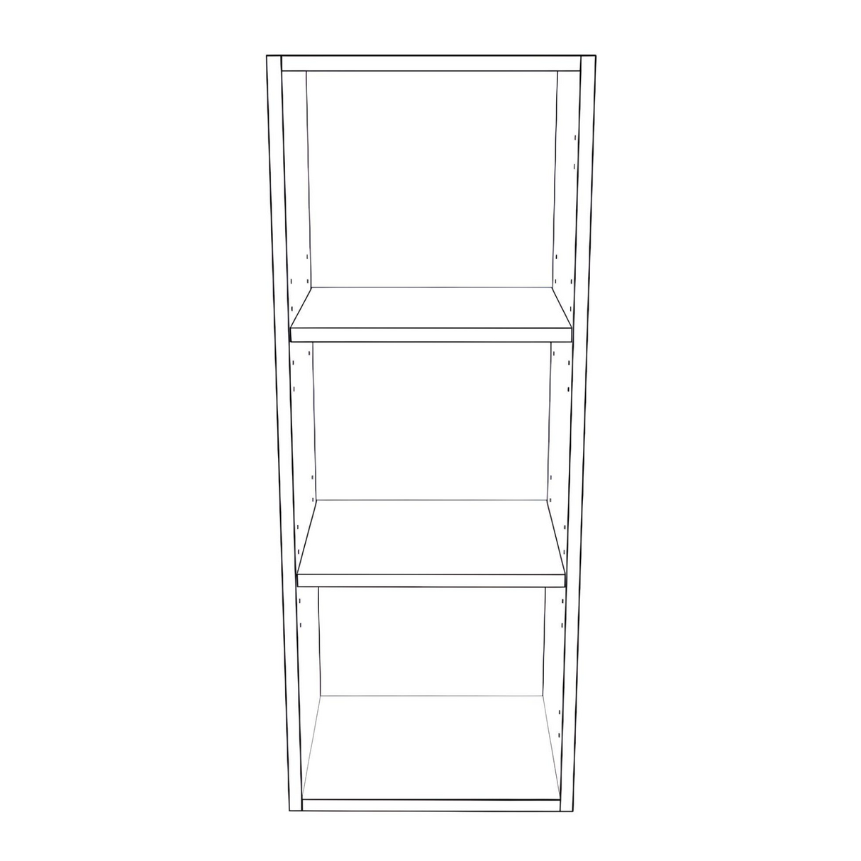 14" Wide x 36" High Wall Cabinet - Painted Doors