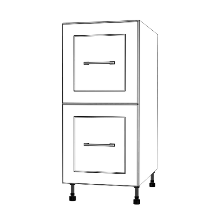 15" Wide Drawer Cabinet - Painted Doors