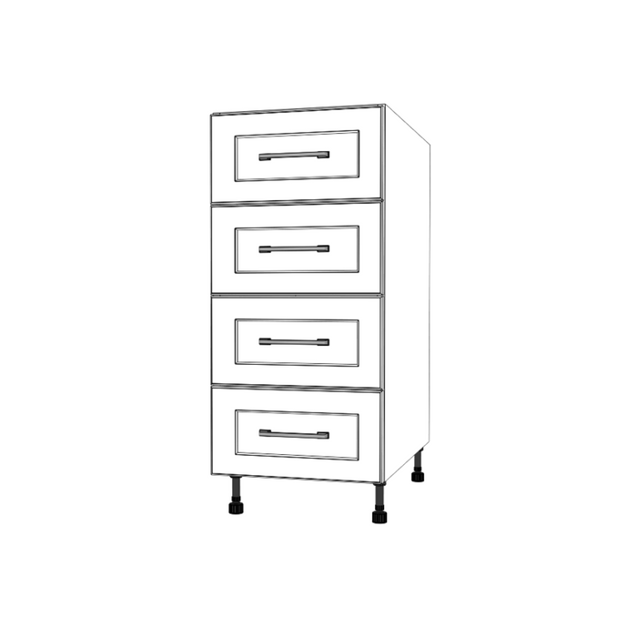 15" Wide Drawer Cabinet - Thermofoil Doors