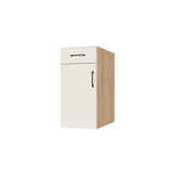 15" Wide Base Cabinet With Drawer On Top - (Ply Wood Boxes - Flat Panel Doors)