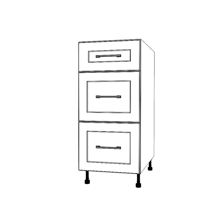 15" Wide Drawer Cabinet - Thermofoil Doors