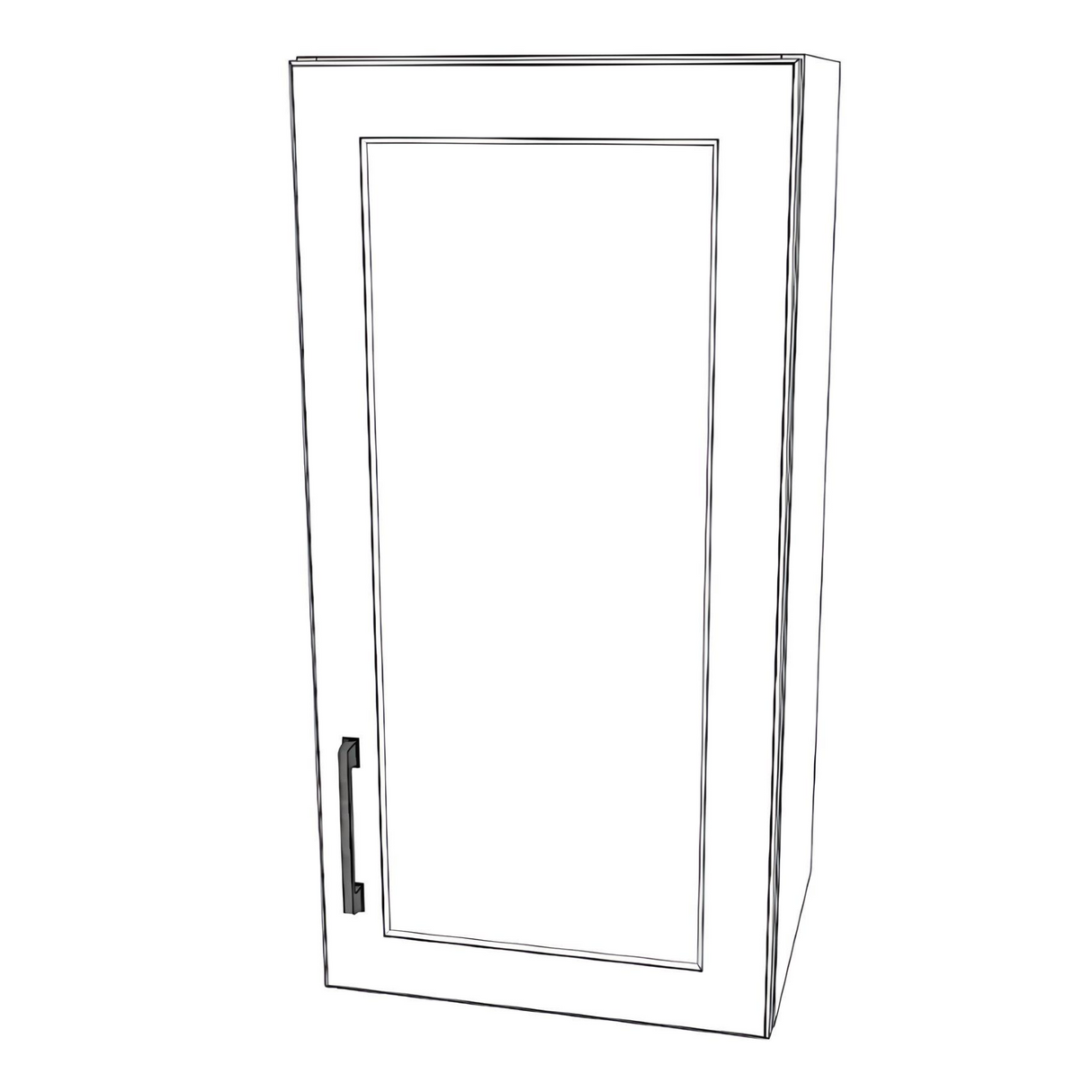 15" Wide x 30" High Wall Cabinet - Painted Doors