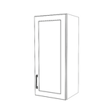 15" Wide x 34" High Wall Cabinet - Painted Doors