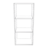 15" Wide x 34" High Wall Cabinet - Thermofoil Doors