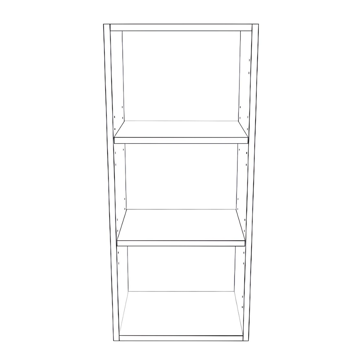 15" Wide x 34" High Wall Cabinet - Painted Doors