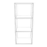 15" Wide x 36" High Wall Cabinet - Thermofoil Doors