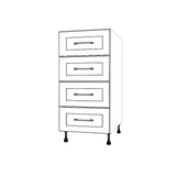 16" Wide Drawer Cabinet - Painted Doors