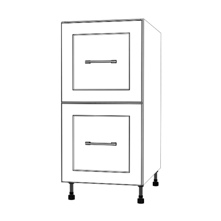 16" Wide Drawer Cabinet - Painted Doors