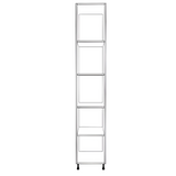 17" Wide Tall Pantry Cabinet - Painted Doors