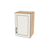 16" Wide x 24" High Wall Cabinet - (Hardrock Maple Melamine Boxes - Painted Doors)