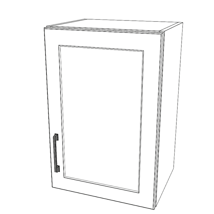 16" Wide x 24" High Wall Cabinet - Thermofoil Doors