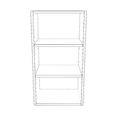 16" Wide x 30" High Wall Cabinet - Painted Doors
