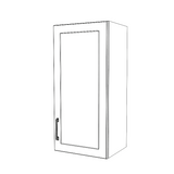 16" Wide x 34" High Wall Cabinet - Thermofoil Doors