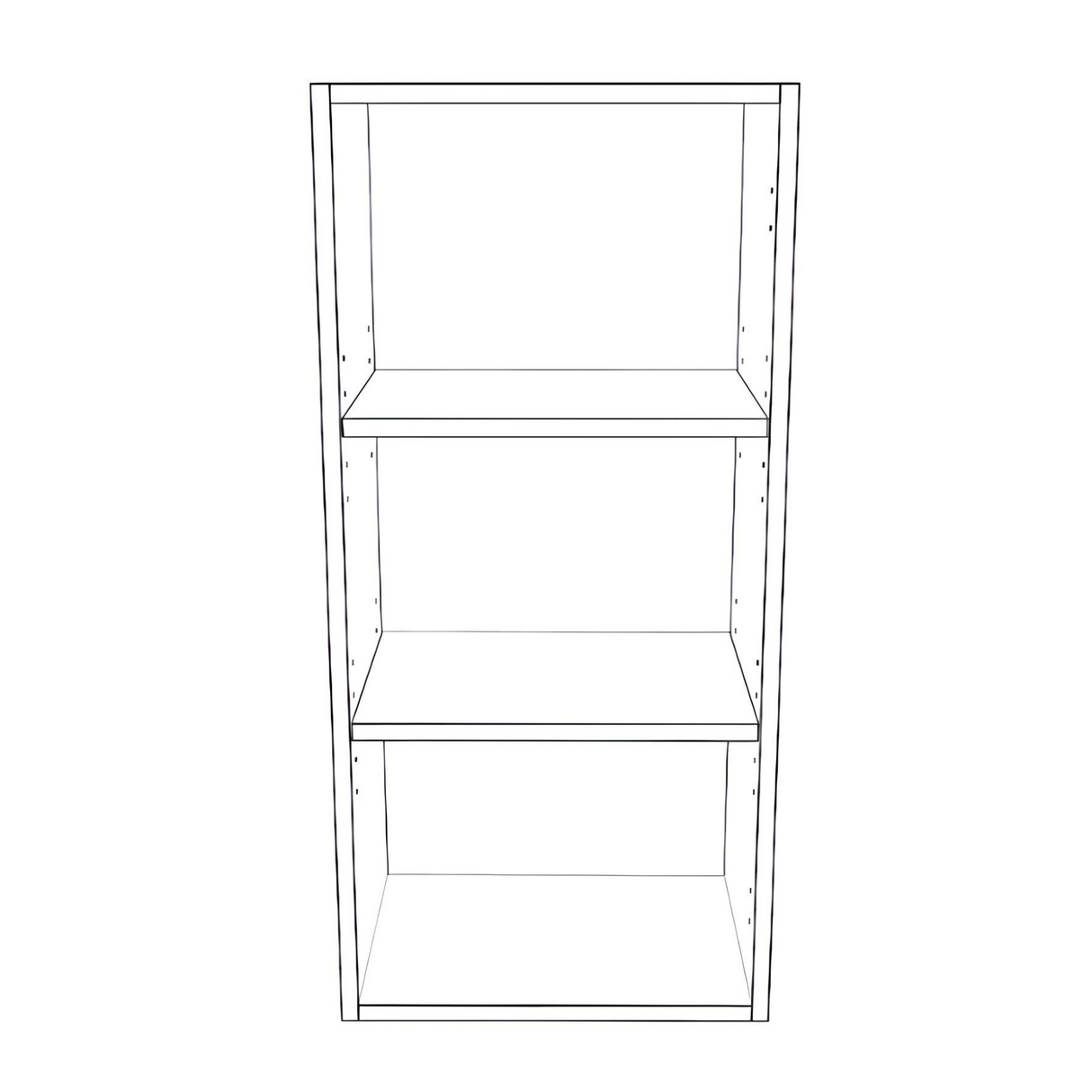 16" Wide x 34" High Wall Cabinet - Thermofoil Doors