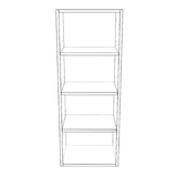 16" Wide x 42" High Wall Cabinet - Painted Doors