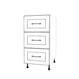 17" Wide Drawer Cabinet - Painted Doors