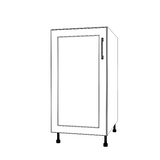 17" Wide Base Cabinet - Painted Doors