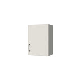 17" Wide x 24" High Wall Cabinet - (White Melamine Boxes - Flat Panel Doors)