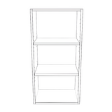 17" Wide x 34" High Wall Cabinet - Painted Doors