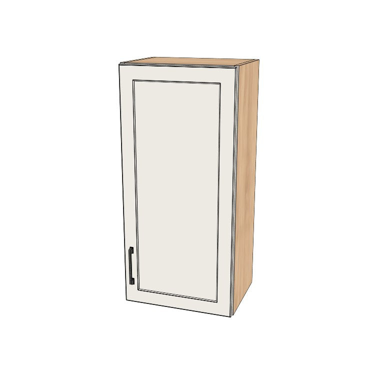 17" Wide x 36" High Wall Cabinet - (Ply Wood Boxes - Painted Doors)