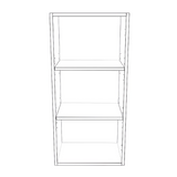 17" Wide x 36" High Wall Cabinet - Thermofoil Doors