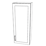 17" Wide x 42" High Wall Cabinet - Painted Doors