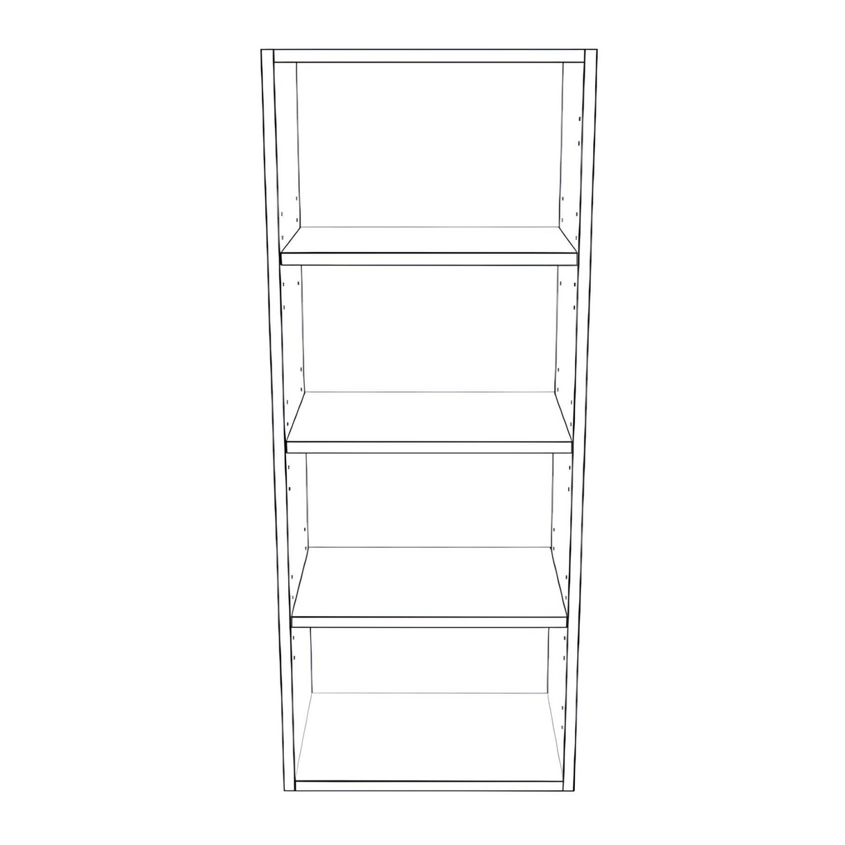 17" Wide x 42" High Wall Cabinet - Painted Doors