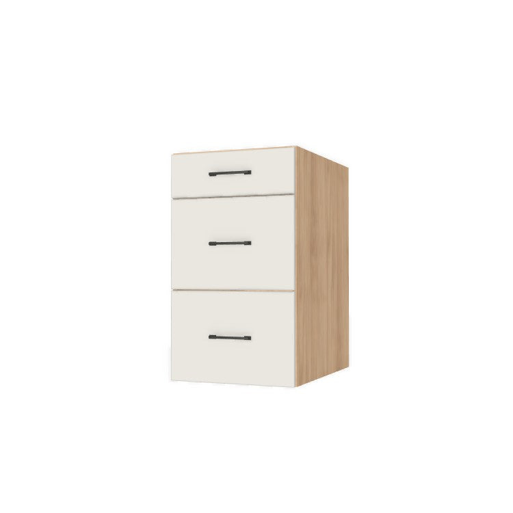 18" Wide Drawer Cabinet - (Ply Wood Boxes - Flat Panel Doors)