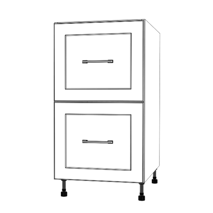 18" Wide Drawer Cabinet - Painted Doors