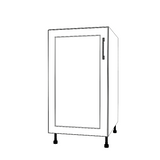 18" Wide Base Cabinet - Painted Doors