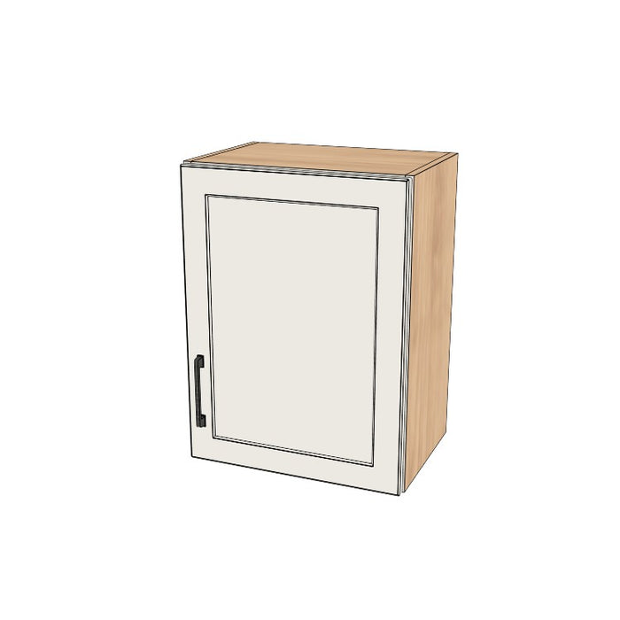 18" Wide x 24" High Wall Cabinet - (Hardrock Maple Melamine Boxes - Painted Doors)