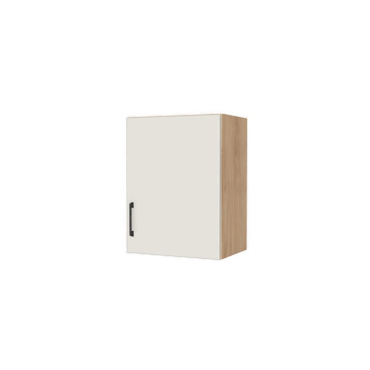 18" Wide x 24" High Wall Cabinet - (Hardrock Maple Melamine Boxes - Flat Panel Doors)