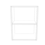 18" Wide x 24" High Wall Cabinet - Painted Doors