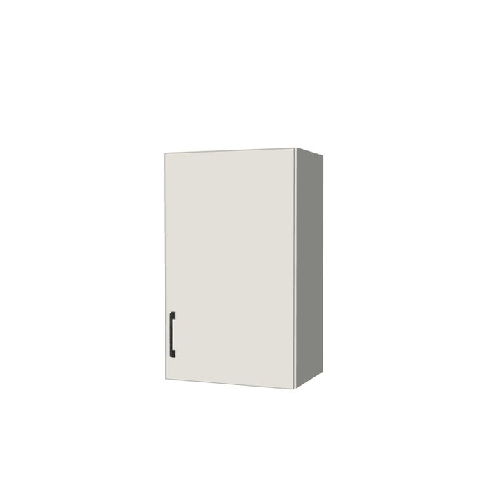 18" Wide x 30" High Wall Cabinet - (White Melamine Boxes - Flat Panel Doors)