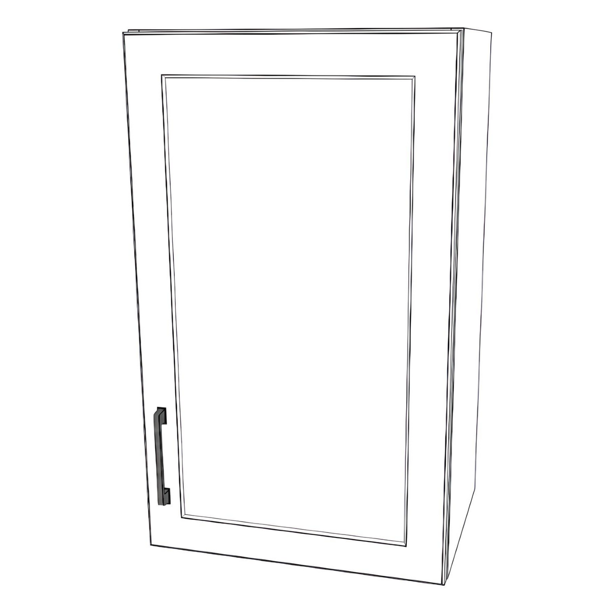 18" Wide x 30" High Wall Cabinet  - Thermofoil Doors