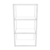 18" Wide x 34" High Wall Cabinet - Thermofoil Doors