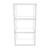 18" Wide x 36" High Wall Cabinet - Thermofoil Doors