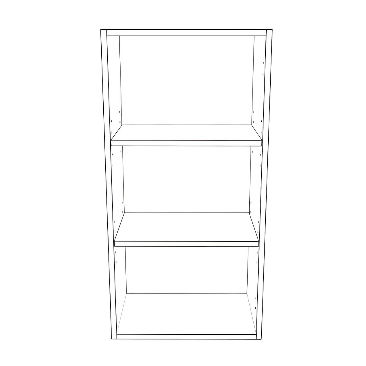 18" Wide x 36" High Wall Cabinet - Painted Doors