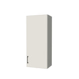 18" Wide x 42" High Wall Cabinet - (White Melamine Boxes - Flat Panel Doors)