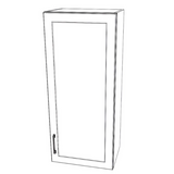 18" Wide x 42" High Wall Cabinet - Thermofoil Doors