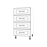 19" Wide Drawer Cabinet - Thermofoil Doors