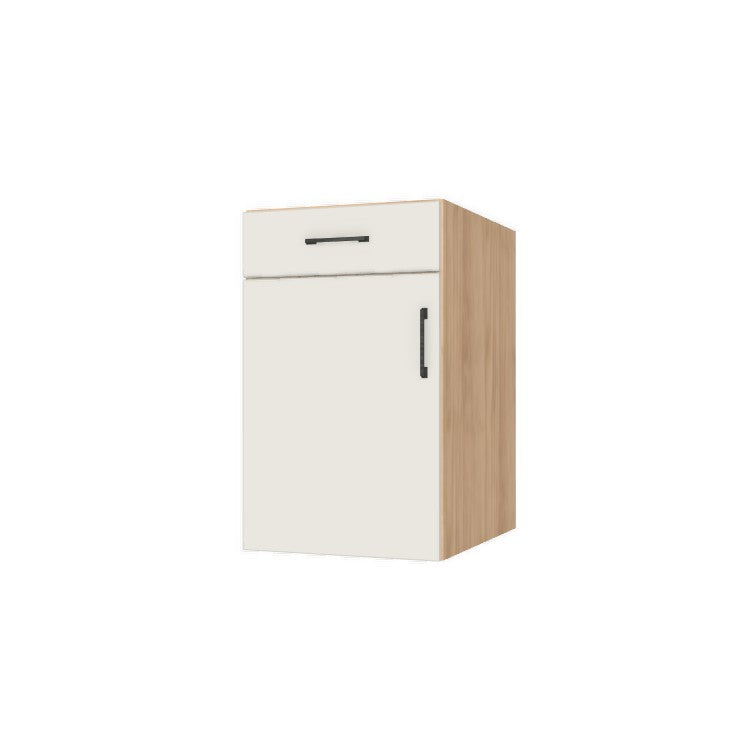 19" Wide Base Cabinet With Drawer On Top - (Ply Wood Boxes - Flat Panel Doors)