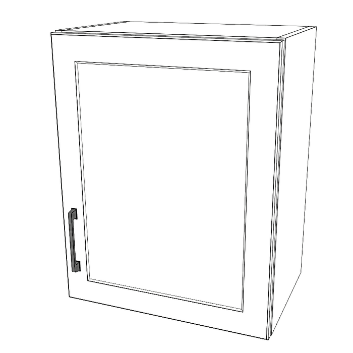 19" Wide x 24" High Wall Cabinet - Thermofoil Doors