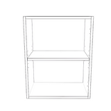 19" Wide x 24" High Wall Cabinet - Thermofoil Doors