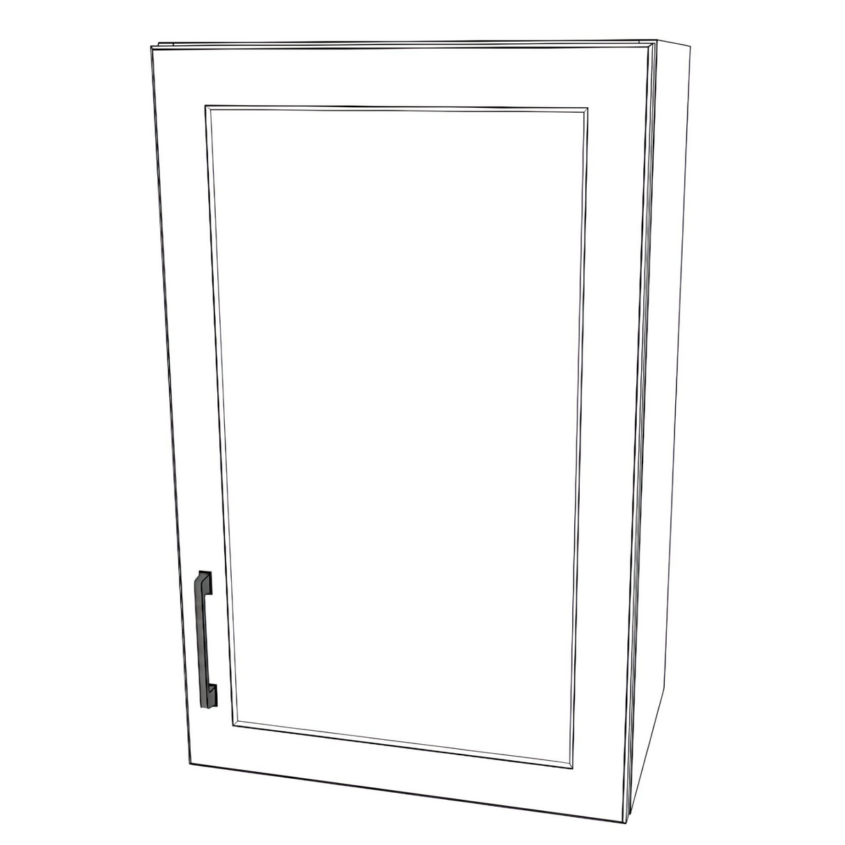 19" Wide x 30" High Wall Cabinet - Painted Doors